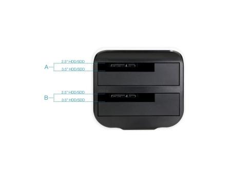 Docking Station para Discos Duros TooQ TQDS-802BW