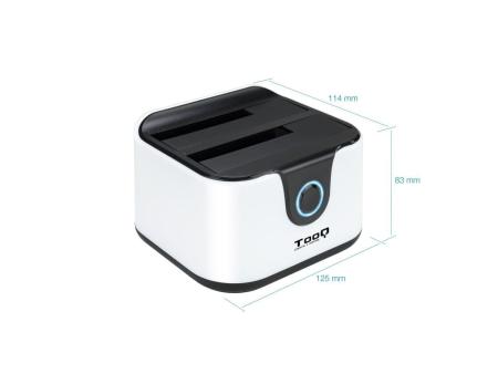 Docking Station para Discos Duros TooQ TQDS-802BW