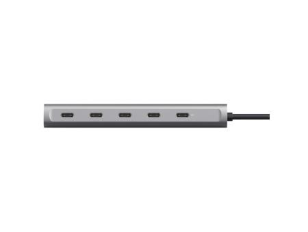 Hub USB Tipo-C Trust Halyx/ 4xUSB Tipo-C/ 1xUSB Tipo-C PD