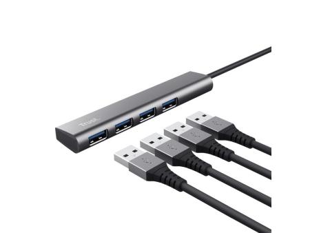 Hub USB Tipo-C Trust Halyx/ 4xUSB