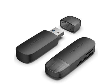 Lector de Tarjetas Externo Vention CLEB0/ USB 2.0