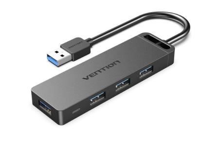 Hub USB 3.0 Vention CHLBB/ 4xUSB/ 1xMicroUSB PD