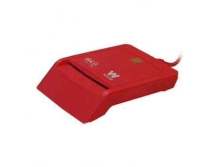 Lector de DNI Woxter PE26-145/ Rojo