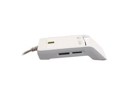 Lector de DNI y Tarjetas Woxter PE26-147/ Blanco/ USB 2.0