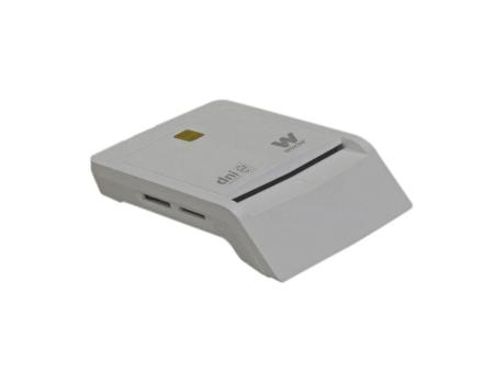 Lector de DNI y Tarjetas Woxter PE26-147/ Blanco/ USB 2.0