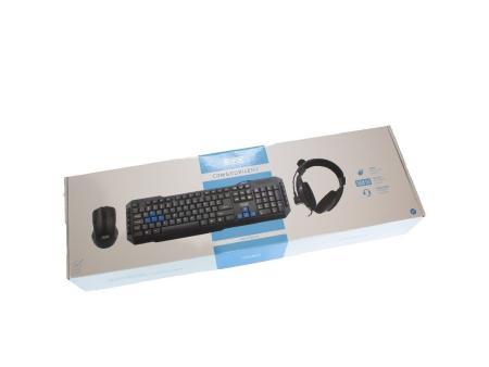 Pack Gaming 3GO COMBODRILEH 2/ Teclado + Ratón + Auriculares