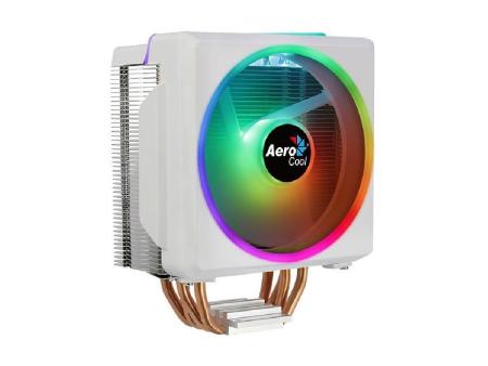 Ventilador con Disipador Aerocool Cyclon 4F/ 12cm/ Blanco