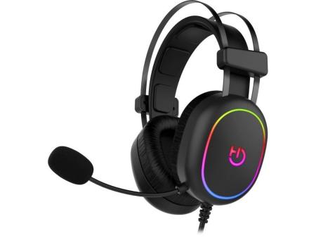 Auriculares Gaming con Micrófono Hiditec Erys ARGB/ Jack 3.5/ Negros