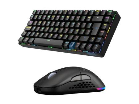 Pack Gaming Hiditec/ Teclado Mecánico Inalámbrico GM1K + Ratón Inalámbrico GX30 PRO Wireless