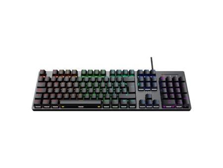 Teclado Gaming Mecánico Hiditec GK400 ARGB/ Switch Rojo