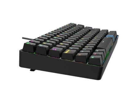 Teclado Gaming Mecánico Inalámbrico Hiditec GM1K/ Hot-Swap switch Gateron Brown