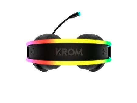 Auriculares Gaming con Micrófono Krom Klaim/ Jack 3.5/ USB 2.0/ Negros