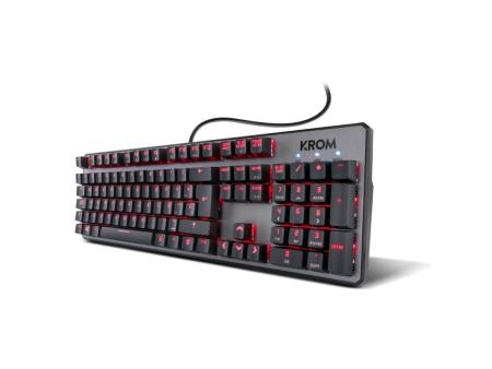 Teclado Gaming Mecánico Krom Kernel/ Negro