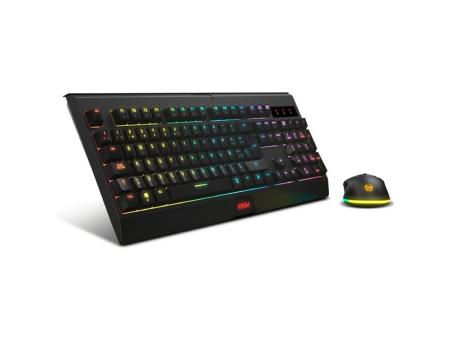 Pack Gaming Krom Kabala/ Teclado + Ratón Inalámbricos