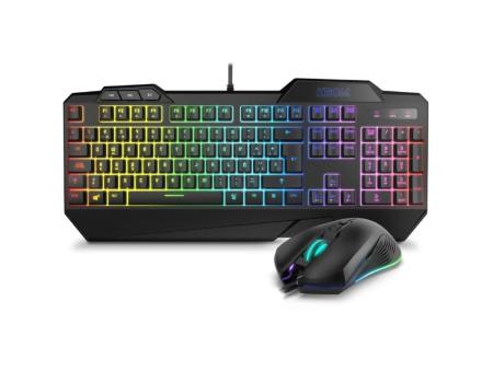 Pack Gaming Krom Krusher/ Teclado SemiMecánico + Ratón