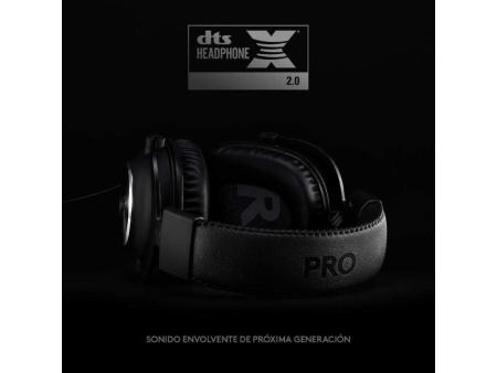 Auriculares Gaming Inalámbrico con Micrófono Logitech G Pro X/ USB/ Negro