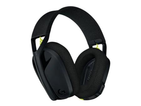 Auriculares Gaming Inalámbrico con Micrófono Logitech G435/ Bluetooth/ Negro y Amarillo Fluorescente