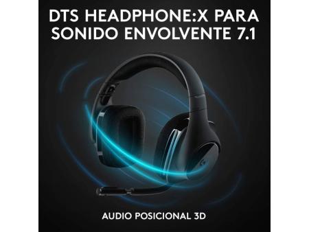 Auriculares Gaming Inalámbricos con Micrófono Logitech G533/ Negros