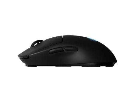 Ratón Gaming Inalámbrico Logitech G PRO/ Batería recargable/ Hasta 25600 DPI/ Negro