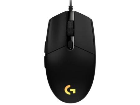 Ratón Gaming Logitech G102 Lightsync/ Hasta 8000 DPI/ Negro