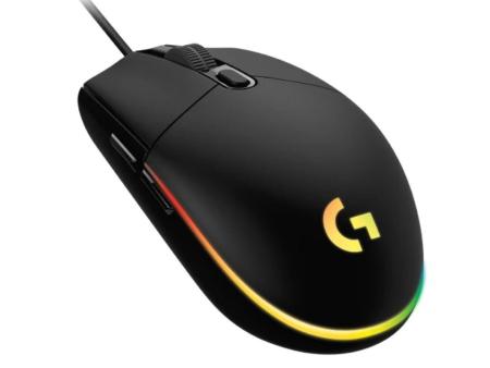 Ratón Gaming Logitech G102 Lightsync/ Hasta 8000 DPI/ Negro