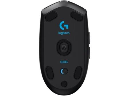 Ratón Gaming Inalámbrico Logitech G305 Lightspeed/ Batería recargable/ Hasta 12000 DPI/ Negro