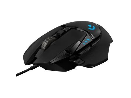 Ratón Gaming Logitech G502 Hero/ Hasta 25600 DPI/ Negro