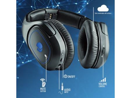 Auriculares Inalámbricos Gaming con Micrófono NGS GHX-600/ Jack 3.5/ USB 2.0/ Óptica/ Negros