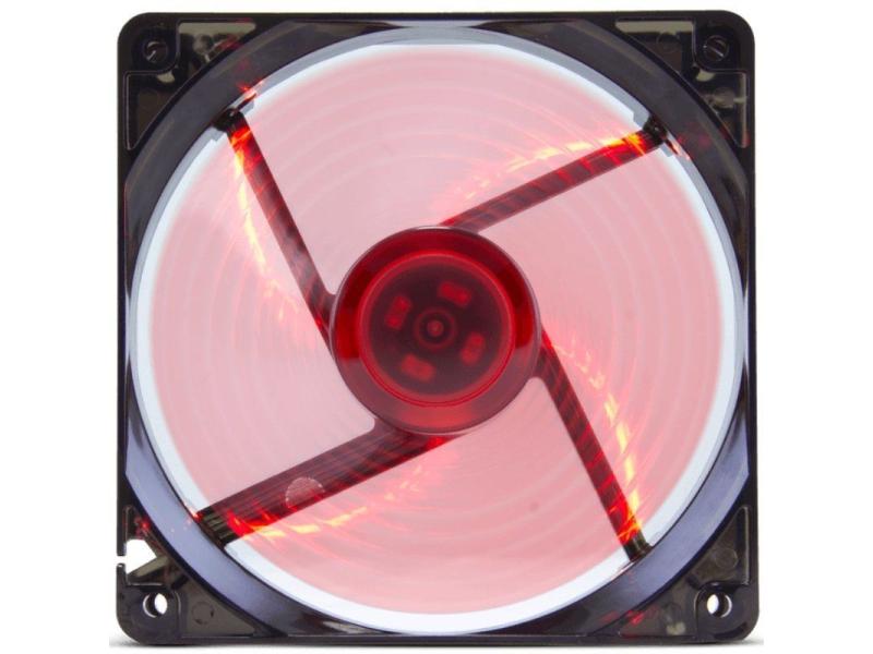 Ventilador Nox Coolfan 120 LED/ 12cm/ Rojo