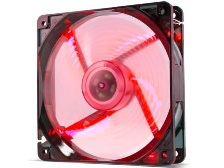 Ventilador Nox Coolfan 120 LED/ 12cm/ Rojo