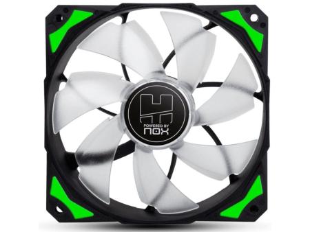 Ventilador Nox H-Fan Green/ 12cm/ Verde