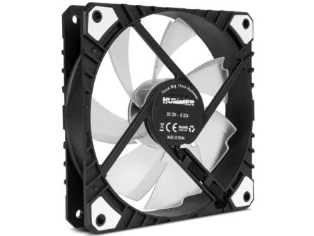 Ventilador Nox H-Fan Pro White/ 12cm/ Blanco