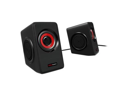 Altavoces Mars Gaming MS1/ 10W/ 2.0/ Rojos