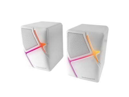 Altavoces Mars Gaming MS-H/ 10W/ 2.0/ Blancos