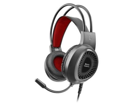 Auriculares Gaming con Micrófono Mars Gaming MH120/ Jack 3.5/ Negros