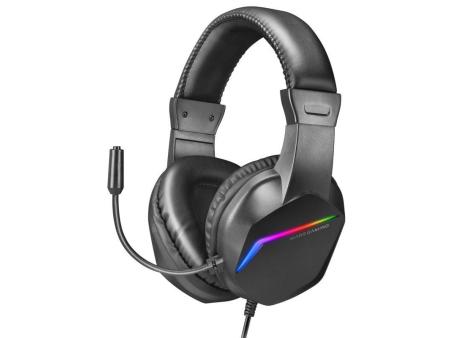 Auriculares Gaming con Micrófono Mars Gaming MH122/ Jack 3.5/ Negros