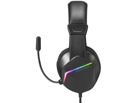 Auriculares Gaming con Micrófono Mars Gaming MH122/ Jack 3.5/ Negros