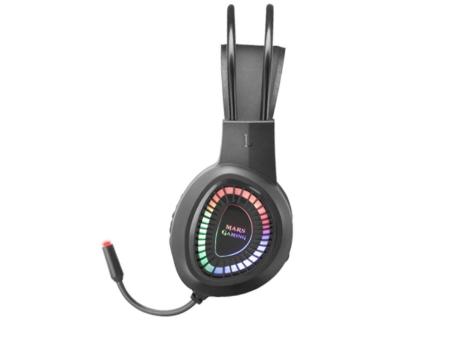 Auriculares Gaming con Micrófono Mars Gaming MH220/ Jack 3.5/ Negros