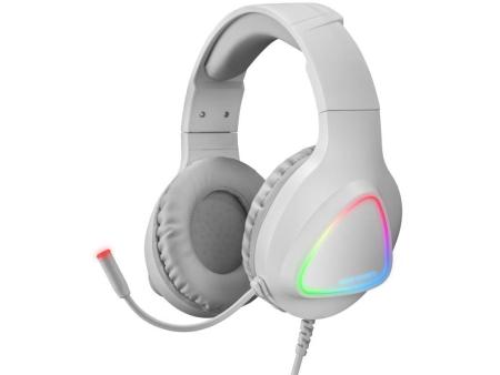 Auriculares Gaming con Micrófono Mars Gaming MH222/ Jack 3.5/ Blancos