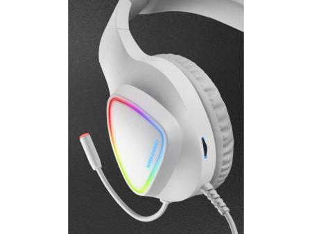 Auriculares Gaming con Micrófono Mars Gaming MH222/ Jack 3.5/ Blancos