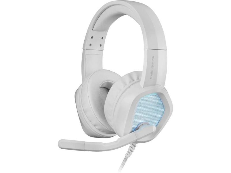 Auriculares Gaming con Micrófono Mars Gaming MH320/ Jack 3.5/ Blancos