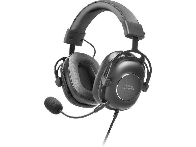 Auriculares Gaming con Micrófono Mars Gaming MH6/ Jack 3.5/ USB 2.0/ Negros