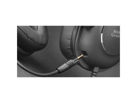 Auriculares Gaming con Micrófono Mars Gaming MH6/ Jack 3.5/ USB 2.0/ Negros