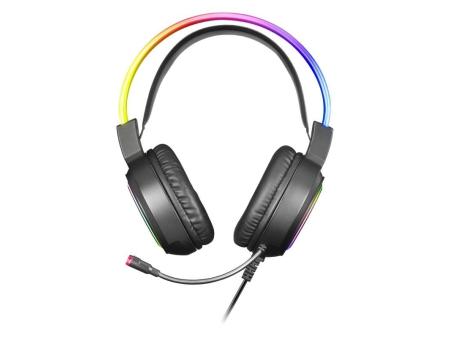 Auriculares Gaming con Micrófono Mars Gaming MHRGB/ Jack 3.5/ Negros