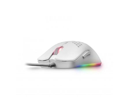 Ratón Gaming Mars Gaming MMAXW/ Hasta 12400DPI/ Blanco