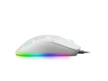 Ratón Gaming Mars Gaming MMAXW/ Hasta 12400DPI/ Blanco