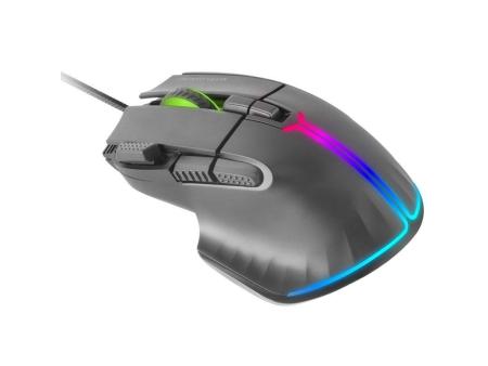 Ratón Gaming Mars Gaming MM-XT/ Hasta 12800DPI/ Negro