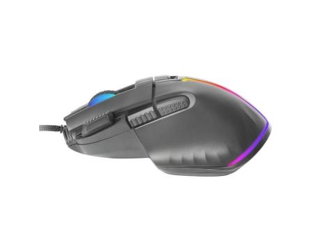 Ratón Gaming Mars Gaming MM-XT/ Hasta 12800DPI/ Negro