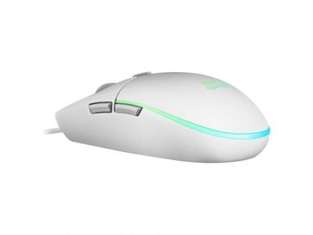 Ratón Gaming Mars Gaming MMGW/ Hasta 3200 DPI/ Blanco