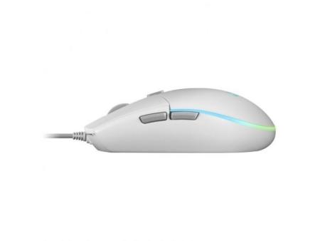 Ratón Gaming Mars Gaming MMGW/ Hasta 3200 DPI/ Blanco